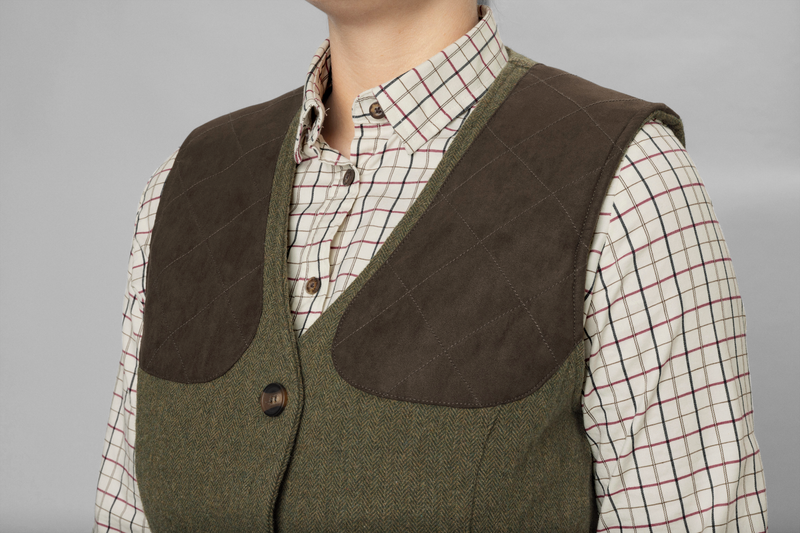 Afbeelding laden in Galerijviewer, Seeland Hillside Harriet Waistcoat, moss green
