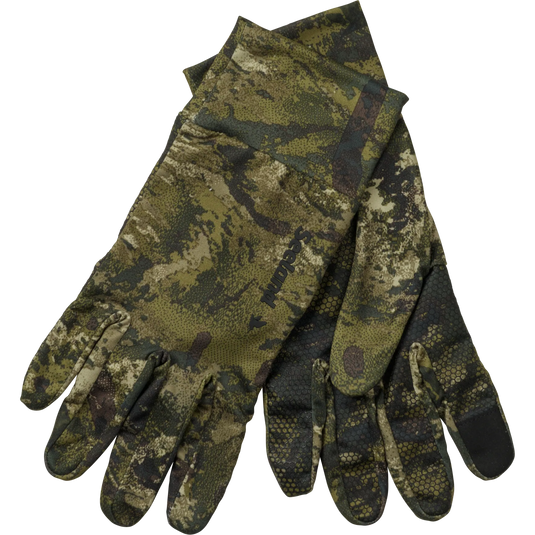 Seeland Grip Camo Gloves, InVis MPC green