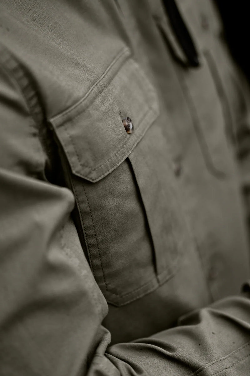 Afbeelding laden in Galerijviewer, Seeland Selous L/S Cargo Shirt, grape leaf