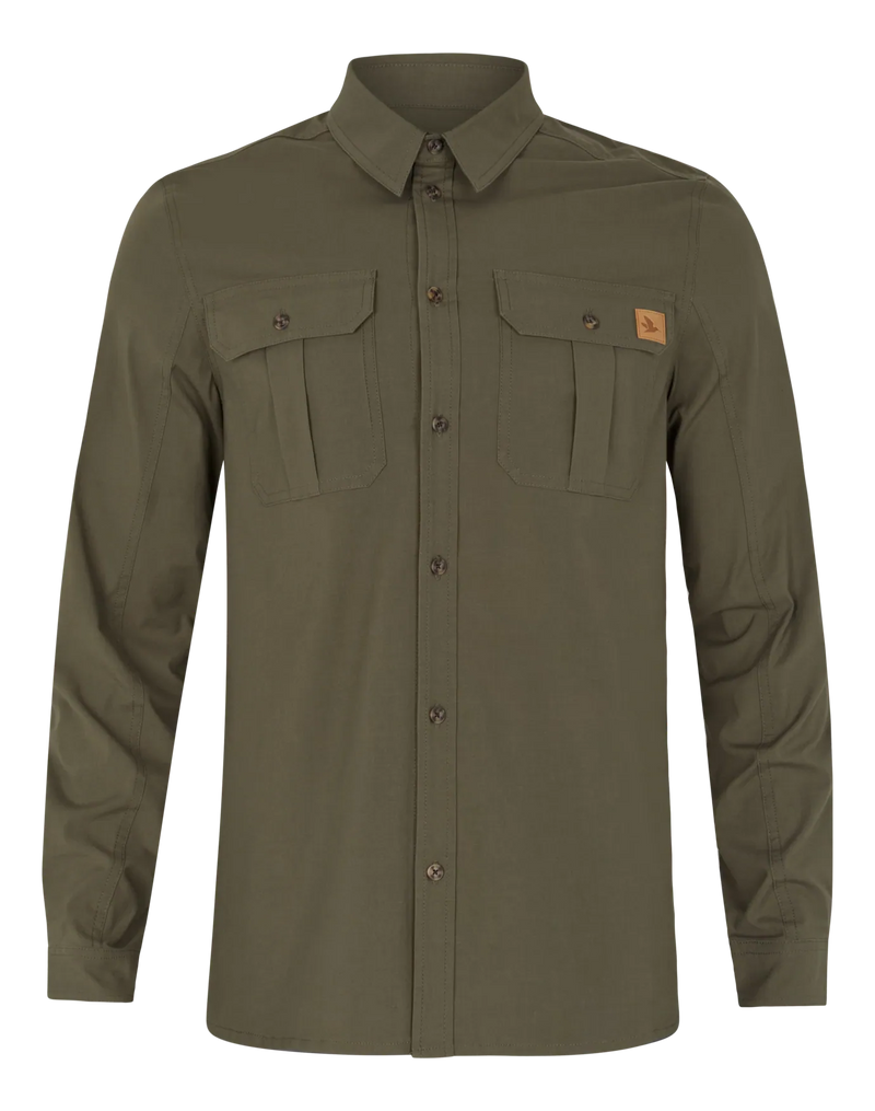 Afbeelding laden in Galerijviewer, Seeland Selous L/S Cargo Shirt, grape leaf