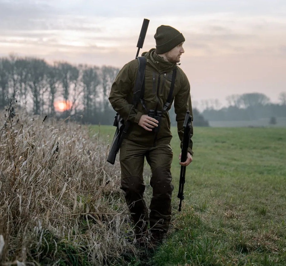 Seeland Quest Trousers, pine green melange