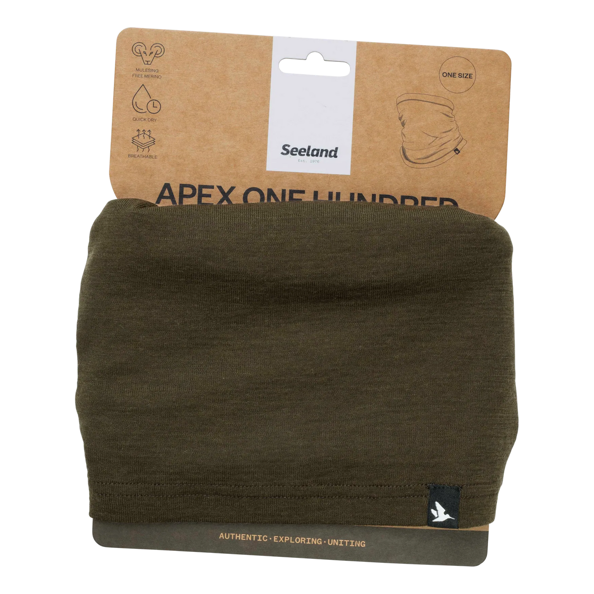 Seeland Apex One Hundred Neckgaiter, pine green