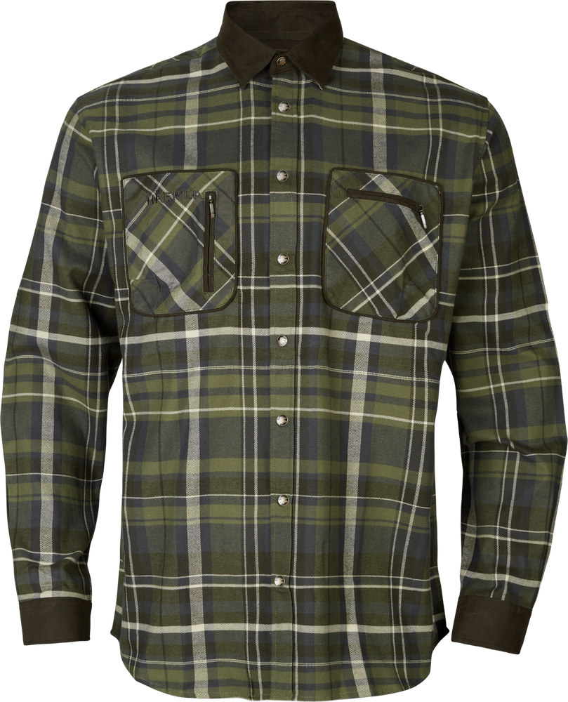Härkila Pajala Shirt, olive check