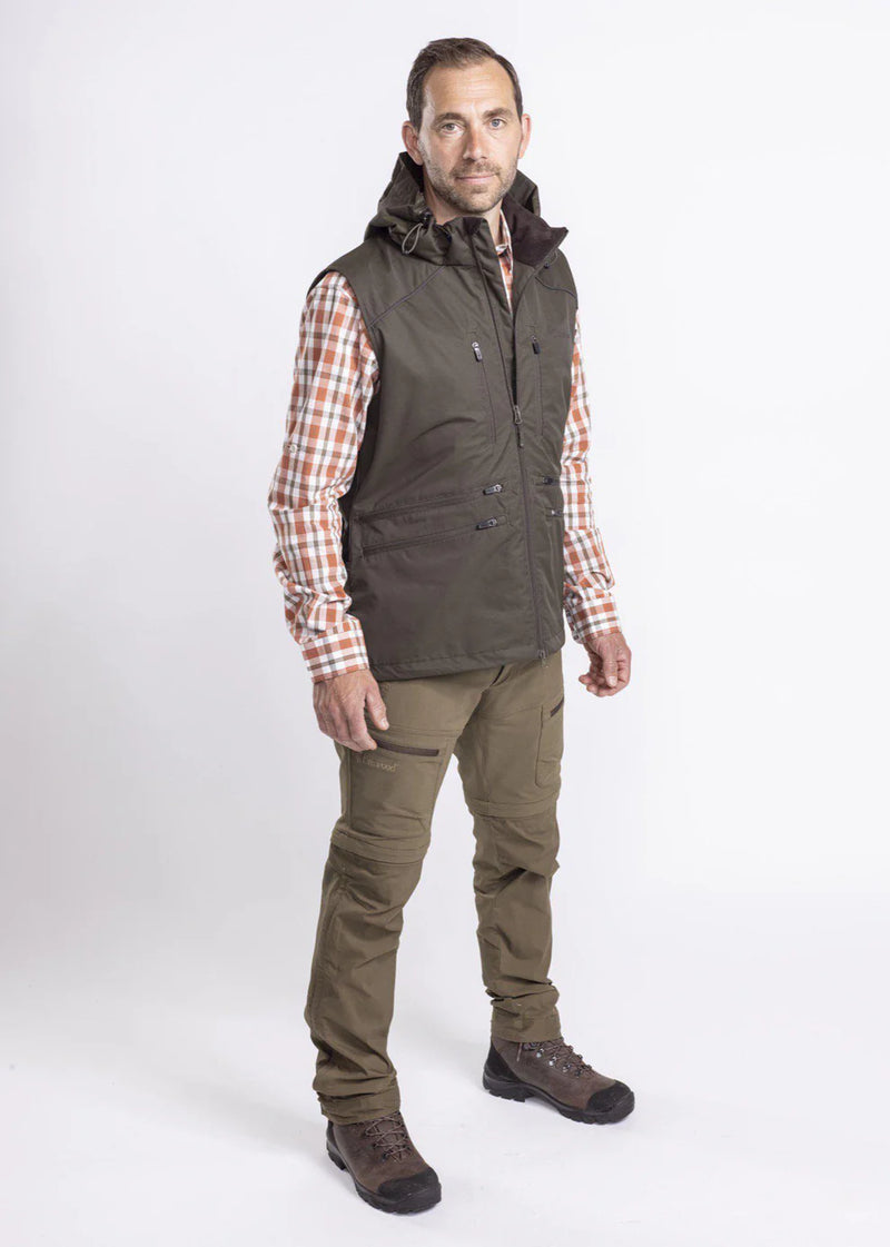 Afbeelding laden in Galerijviewer, Pinewood Finnveden Hybrid Zip-Off Trousers Men, h.olive