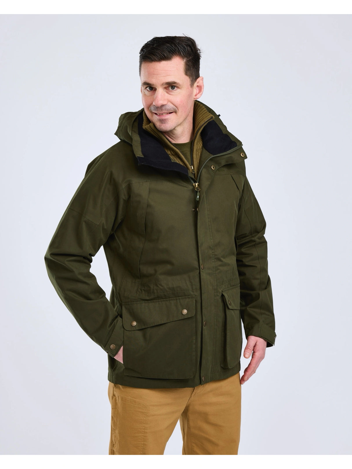 Pinewood Nydala Classic Jacket, moss green