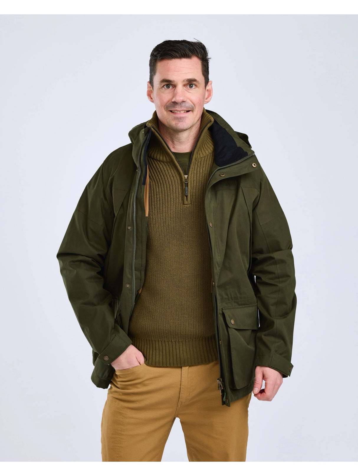 Pinewood Nydala Classic Jacket, moss green