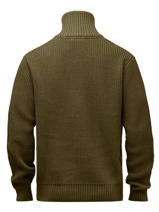 Pinewood Philip Knitted Sweater Men, olive green