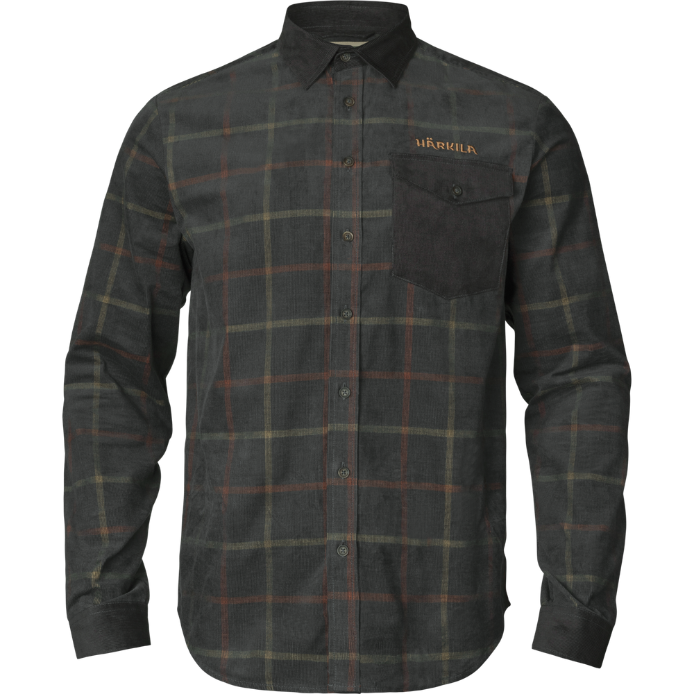 Härkila Kaldfjord Corduroy Check Shirt, phantom