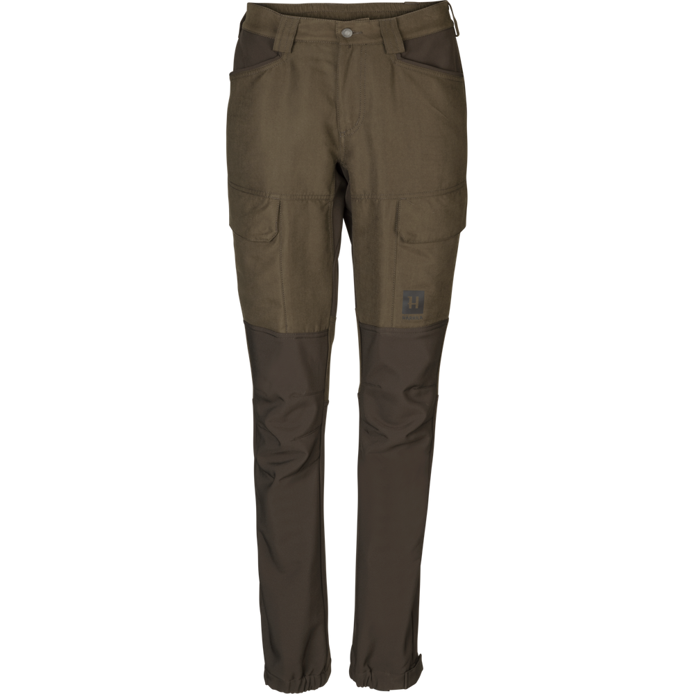 Härkila Scandinavian Trousers Women, willow green/deep brown