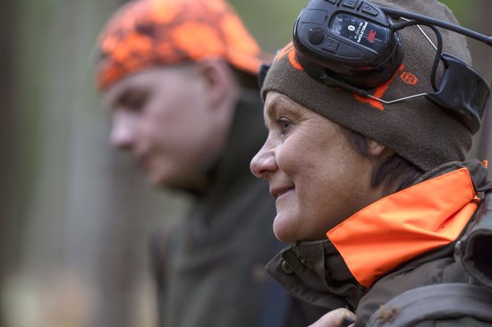 Afbeelding laden in Galerijviewer, Pinewood Melange Muts - Groen/oranje - Het Brabants Jachthuis