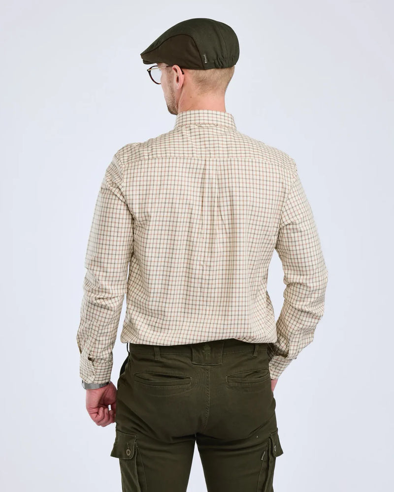 Afbeelding laden in Galerijviewer, Pinewood Nydala Grouse Shirt M, off white/green