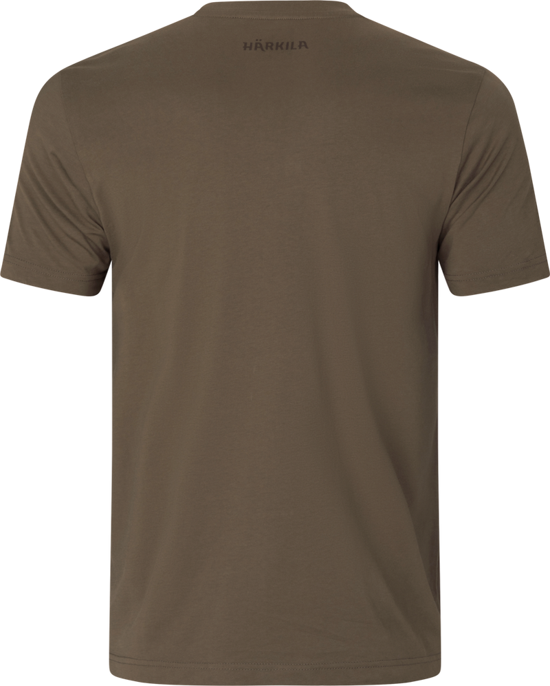 Afbeelding laden in Galerijviewer, Härkila H-logo S/S T-shirt, major brown