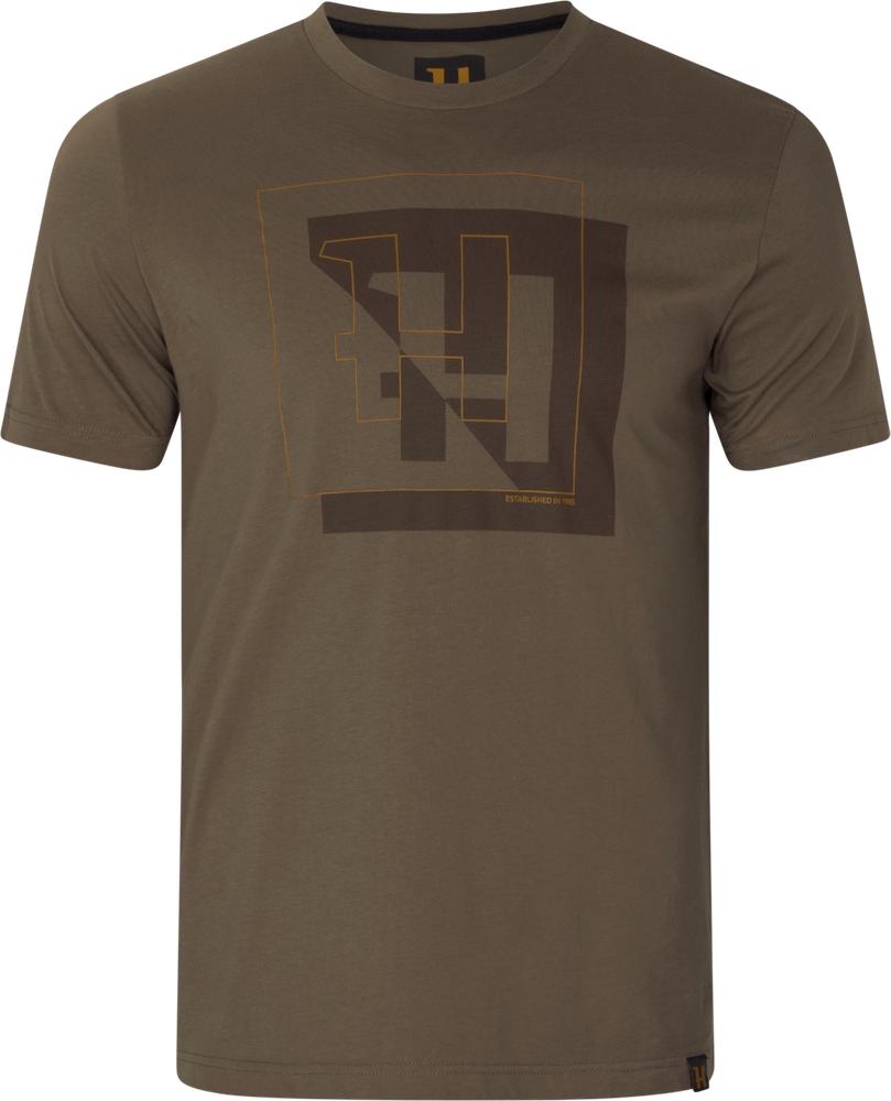 Härkila H-logo S/S T-shirt, major brown