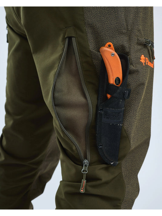 Pinewood Furudal Thorn Resistant Light Trousers, moss green