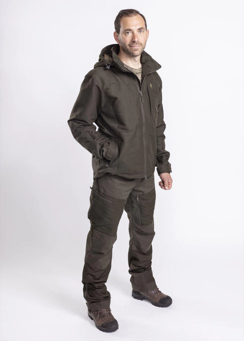 Afbeelding laden in Galerijviewer, Pinewood Furudal Tracking Jacket M, dark moss green/moss green