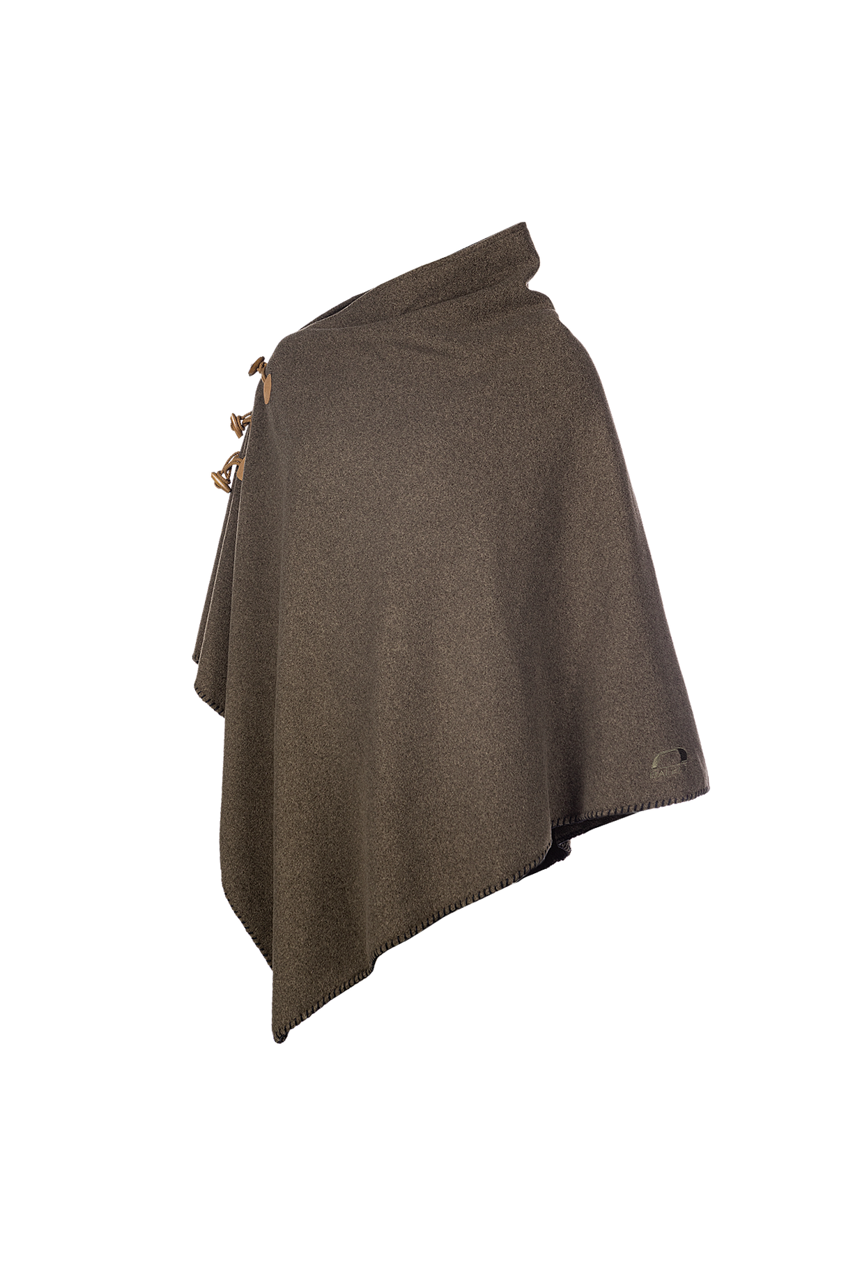 Baleno Elite fleece poncho, mossgreen