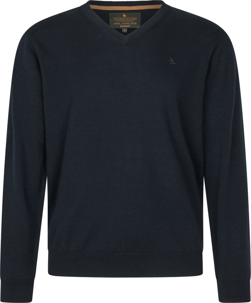 Seeland Pine V-hals trui Blauw