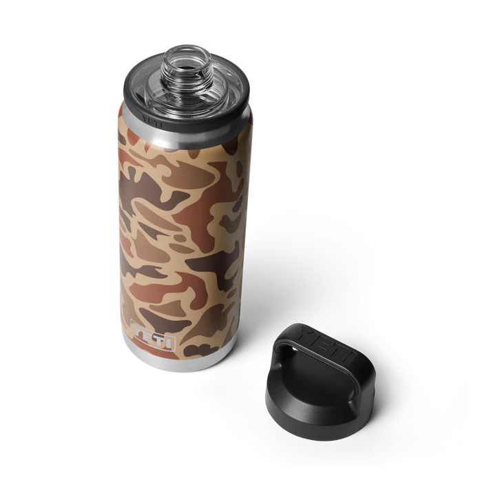 Afbeelding laden in Galerijviewer, Yeti Rambler Bottle met Chug Cap, 26 oz/769 ml, wetlands camo