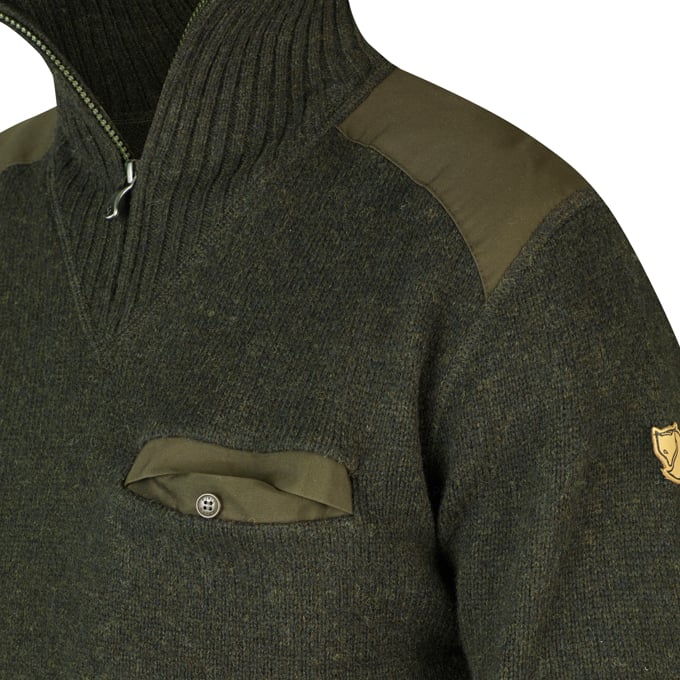 Fjällräven Koster Sweater M, dark olive