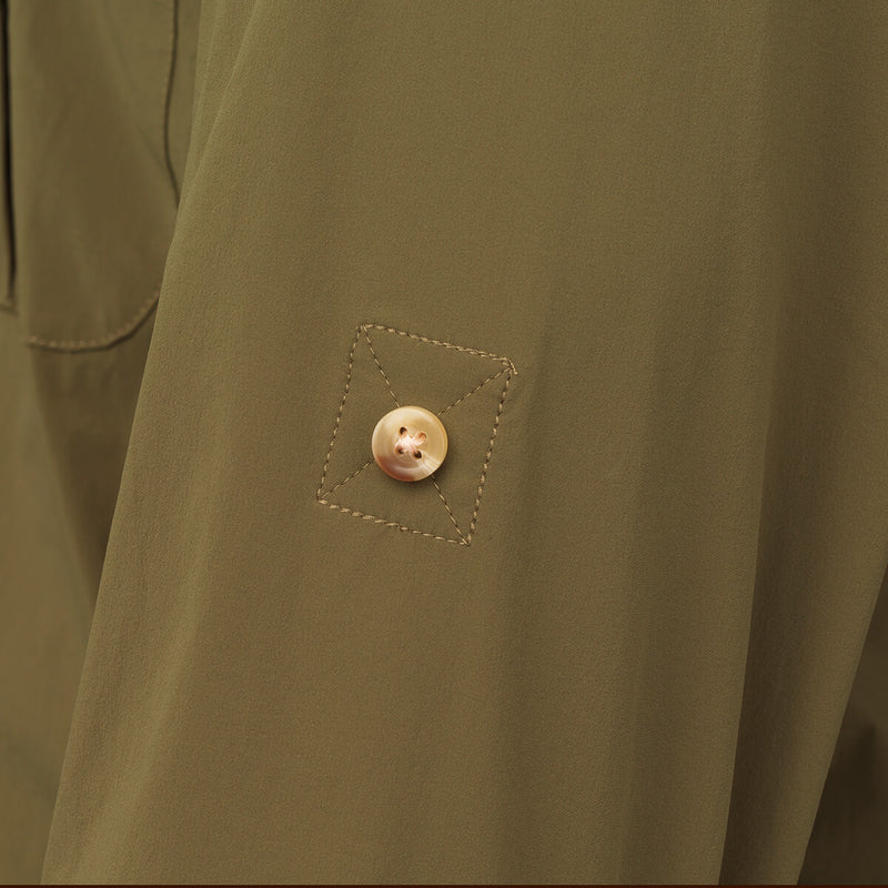 Afbeelding laden in Galerijviewer, Laksen Kinshasa Tech Shirt – Olive Green - Het Brabants Jachthuis