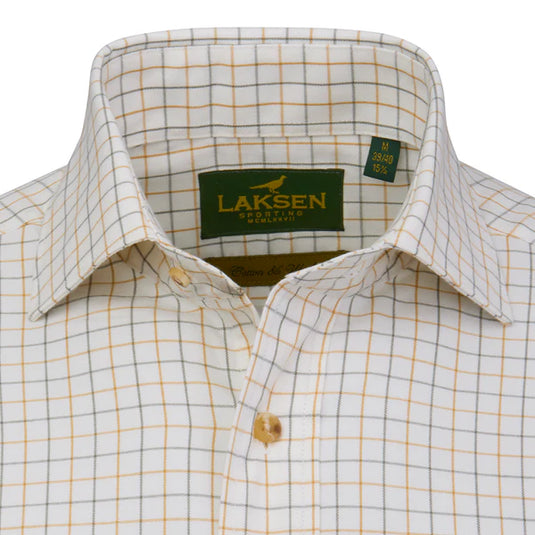 Laksen Jerrod Cotton Wool Shirt, gorse/olive