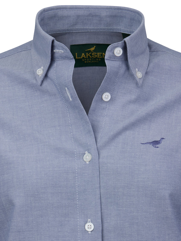 Afbeelding laden in Galerijviewer, Laksen Karli Chambray Shirt, light blue