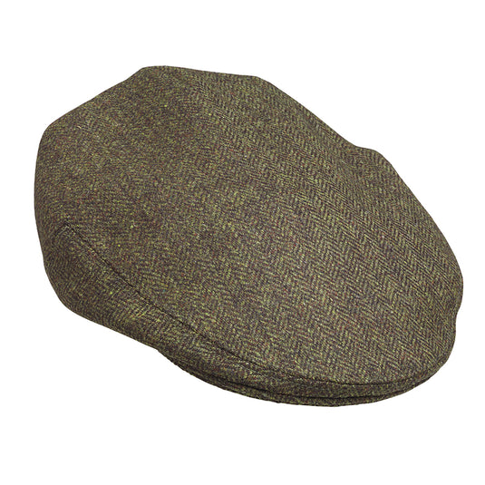 Laksen Kirkton Flat Cap, herringbone