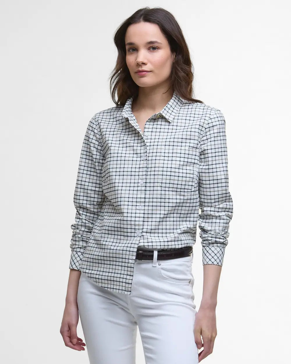Barbour Woodside Check Shirt, navy check