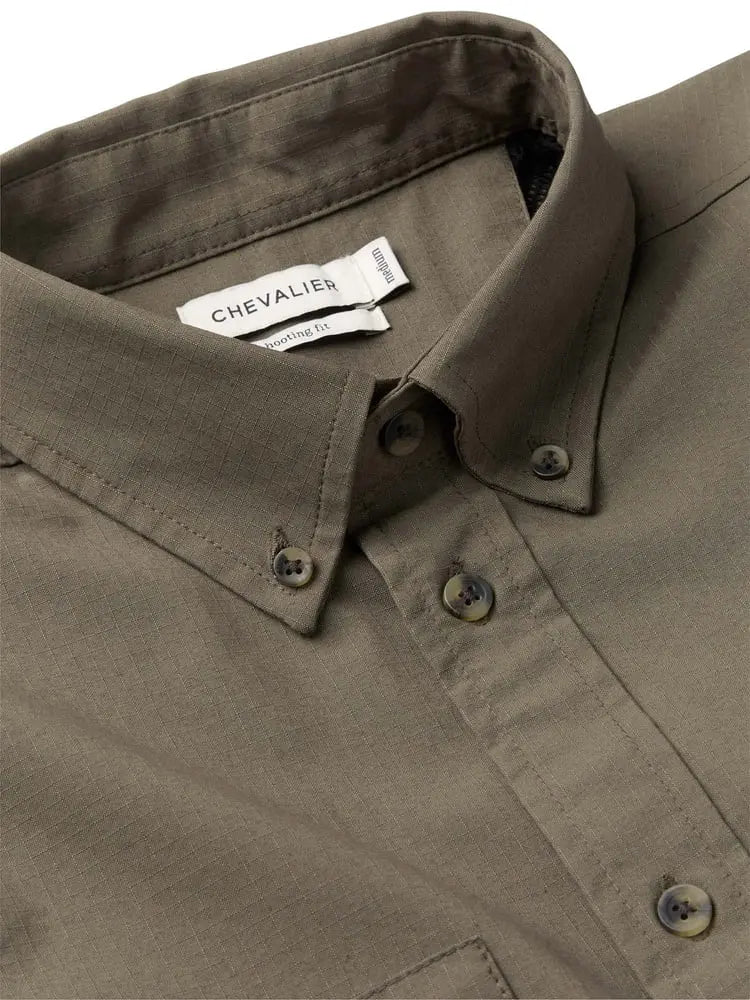 Chevalier Drift Shooting Fit Shirt Men, tarmac green