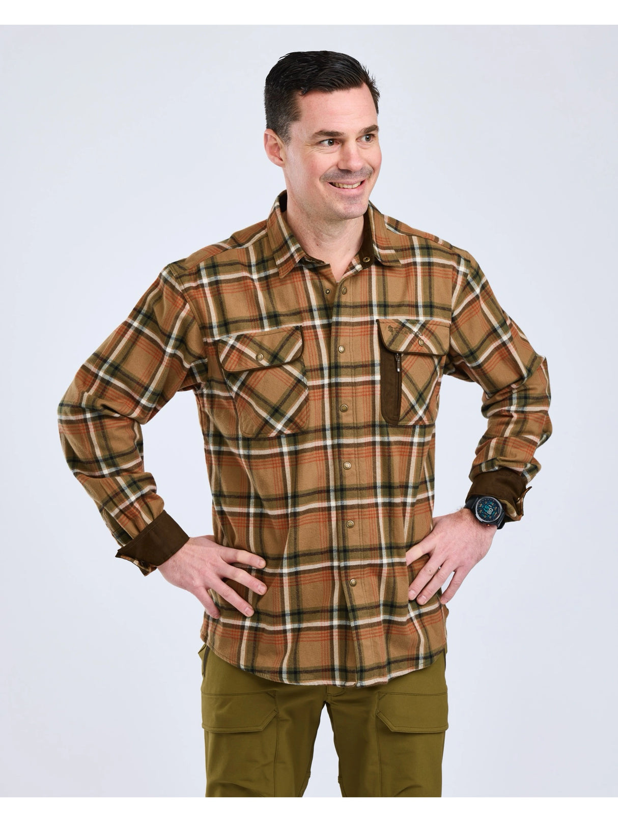 Pinewood Cornwall Shirt, dark sandstone