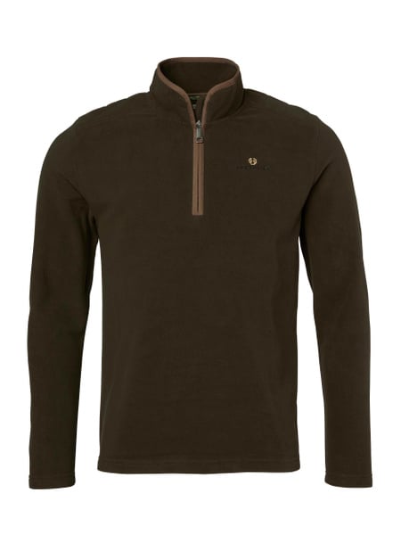 Beater Half Zip Fleece Pullover Men Dark Forest Green