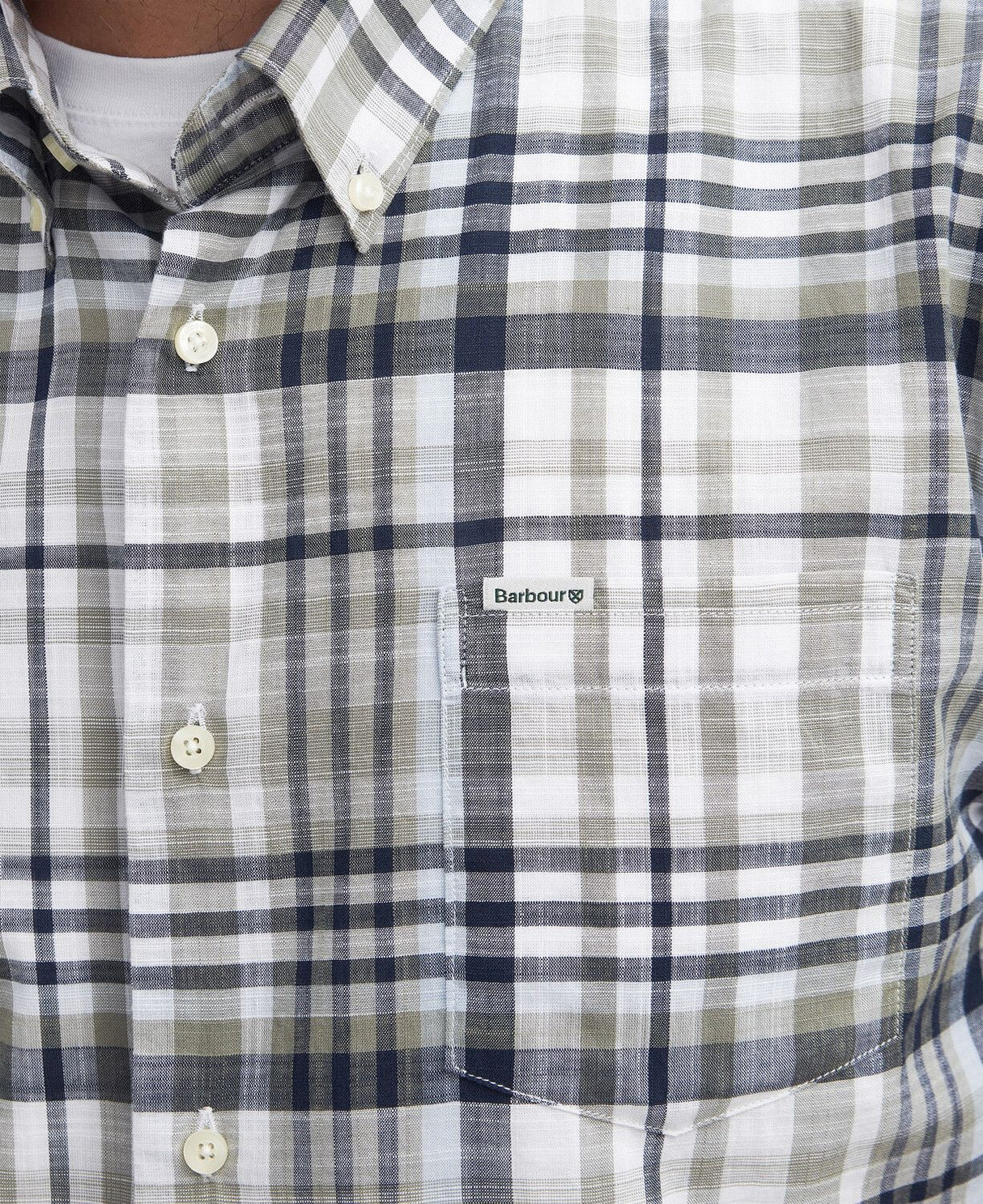 Barbour Hartley S/S Regular Shirt, olive