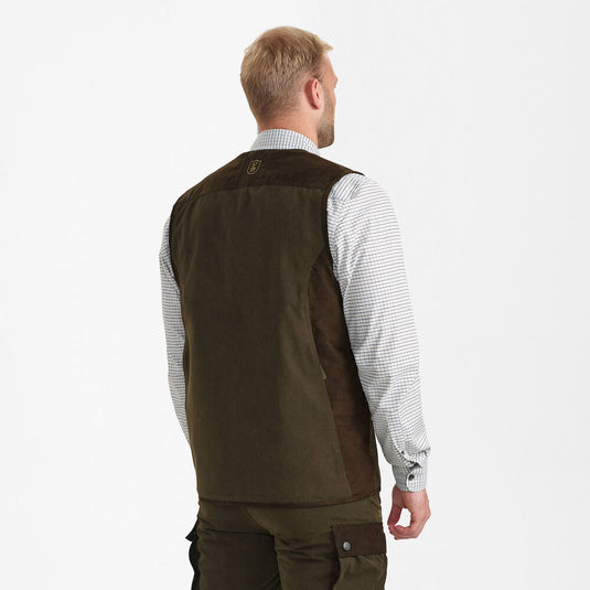 Deerhunter Eagle Waistcoat, tarmac green