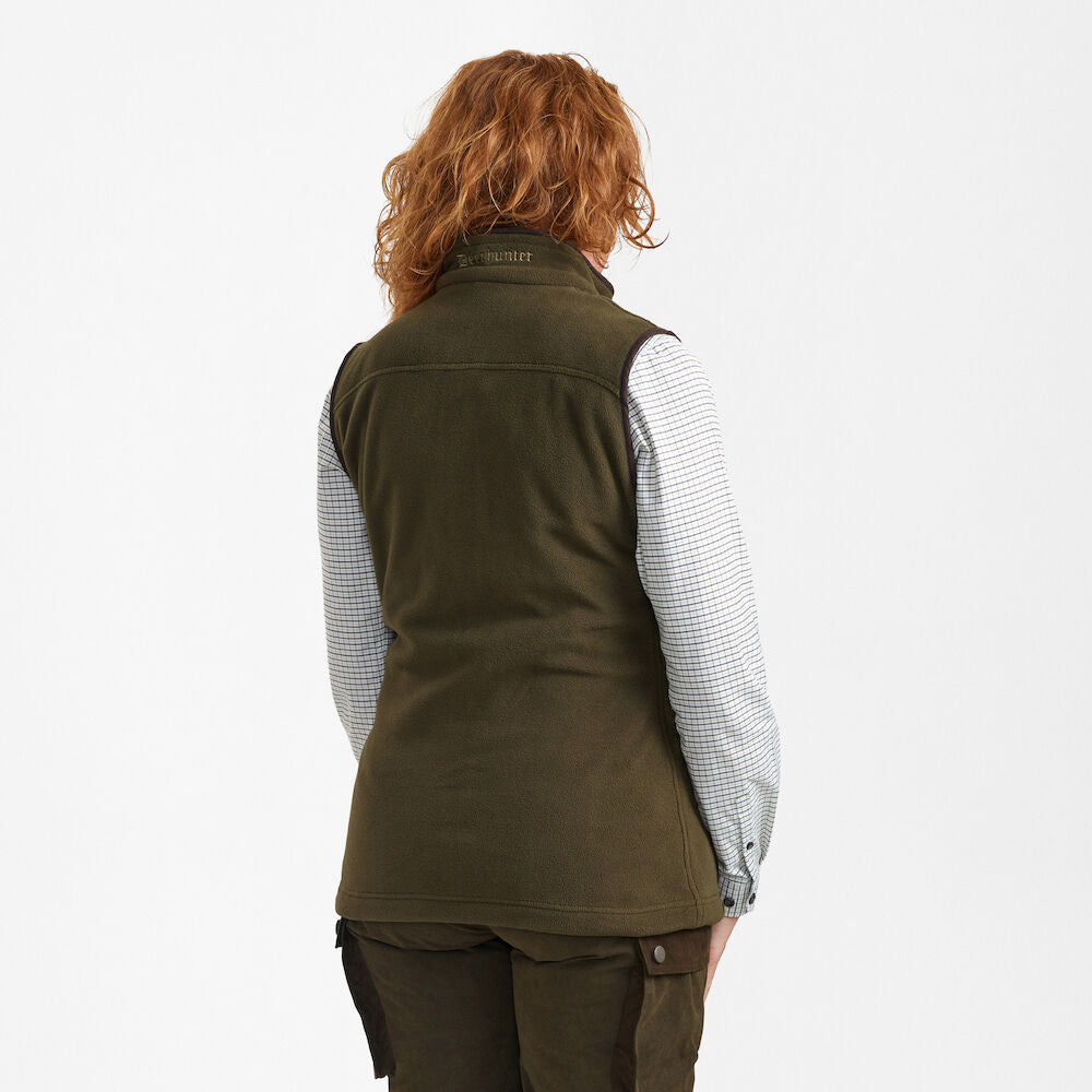 Deerhunter Lady Eagle Waistcoat, tarmac green