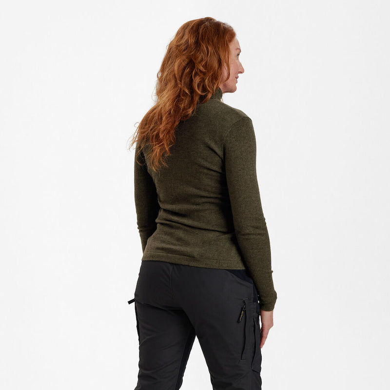 Afbeelding laden in Galerijviewer, Deerhunter lady Darlington Roll Neck, cypres