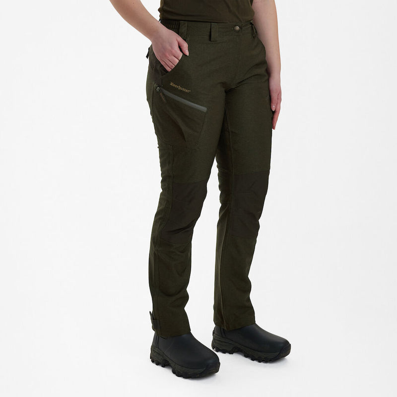 Afbeelding laden in Galerijviewer, Deerhunter Lady Chasse Trousers, olive night melange