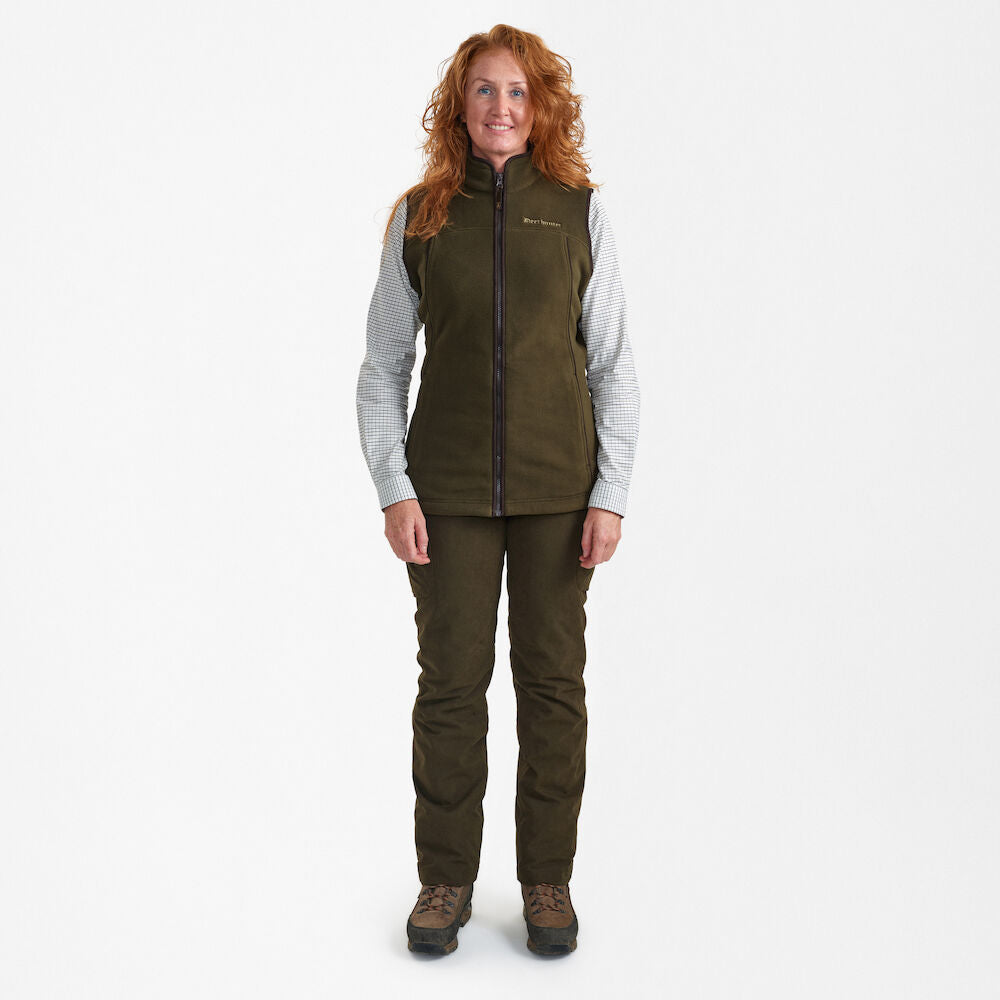 Deerhunter Lady Eagle Waistcoat, tarmac green