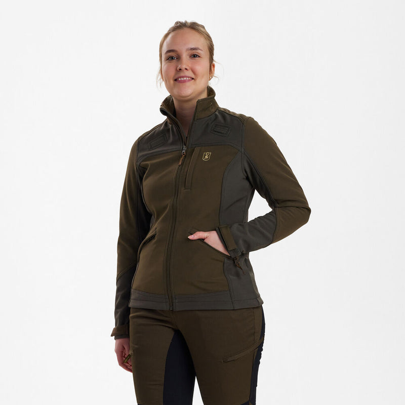 Afbeelding laden in Galerijviewer, Deerhunter Lady Roja Softshell Jacket, fallen leaf