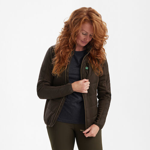 Deerhunter Lady Heat Padded Jacket, wood