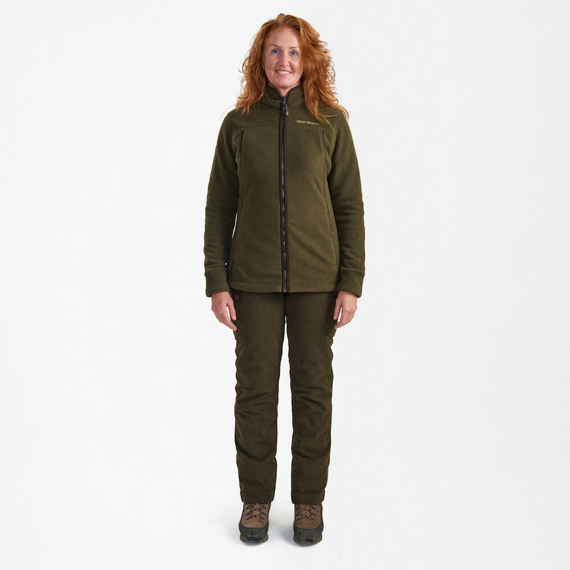 Afbeelding laden in Galerijviewer, Deerhunter Lady Eagle Fleece Jacket, tarmac green