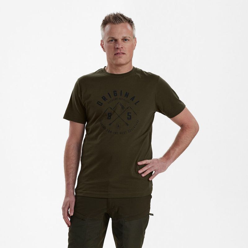 Afbeelding laden in Galerijviewer, Deerhunter Nolan T-shirt, deep green