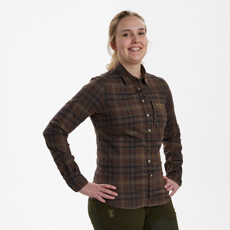 Afbeelding laden in Galerijviewer, Deerhunter Lady Emery shirt, green check