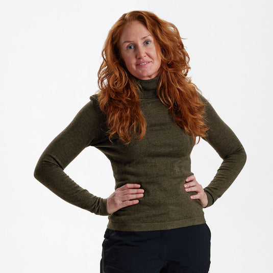 Deerhunter lady Darlington Roll Neck, cypres