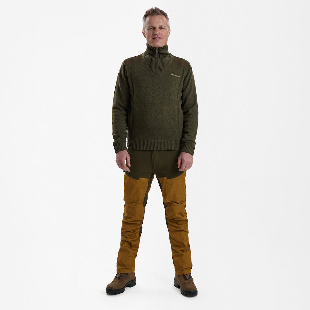 Deerhunter Carlisle Knit with stormliner, green melange