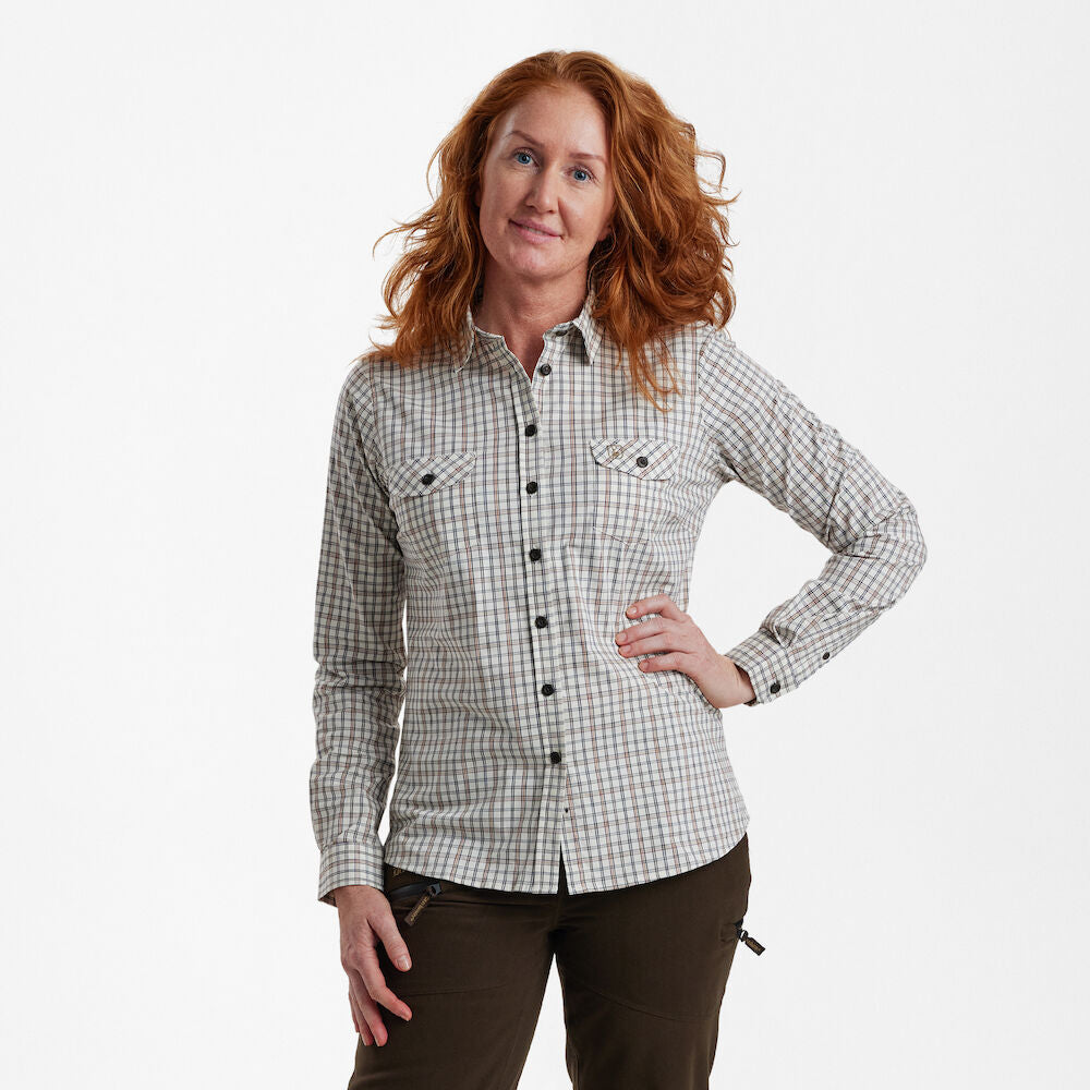 Deerhunter Lady Harper Shirt, green check