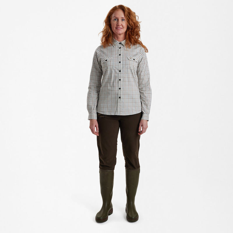 Afbeelding laden in Galerijviewer, Deerhunter Lady Harper Shirt, green check