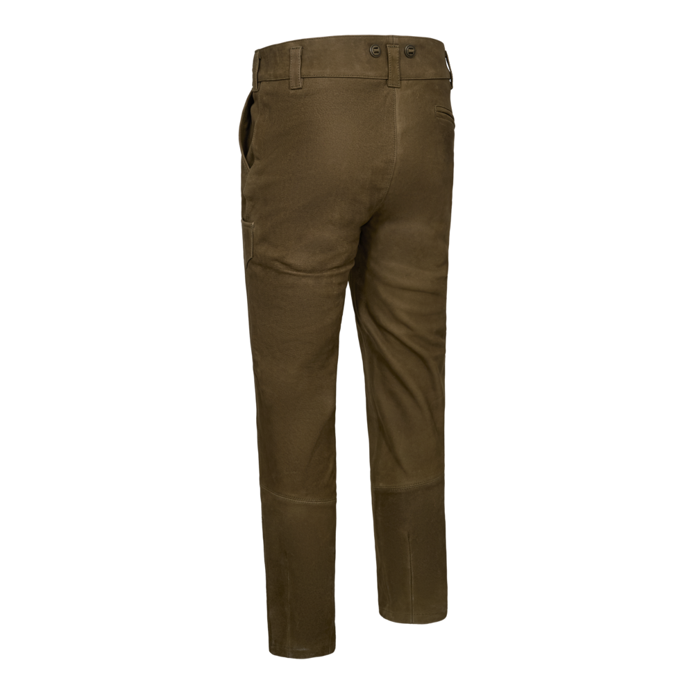 Deerhunter Strasbourg Leather Boot Trousers, chocolate