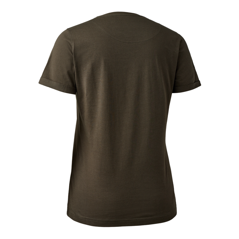 Afbeelding laden in Galerijviewer, Deerhunter Lady Ella T-shirt, dark olive