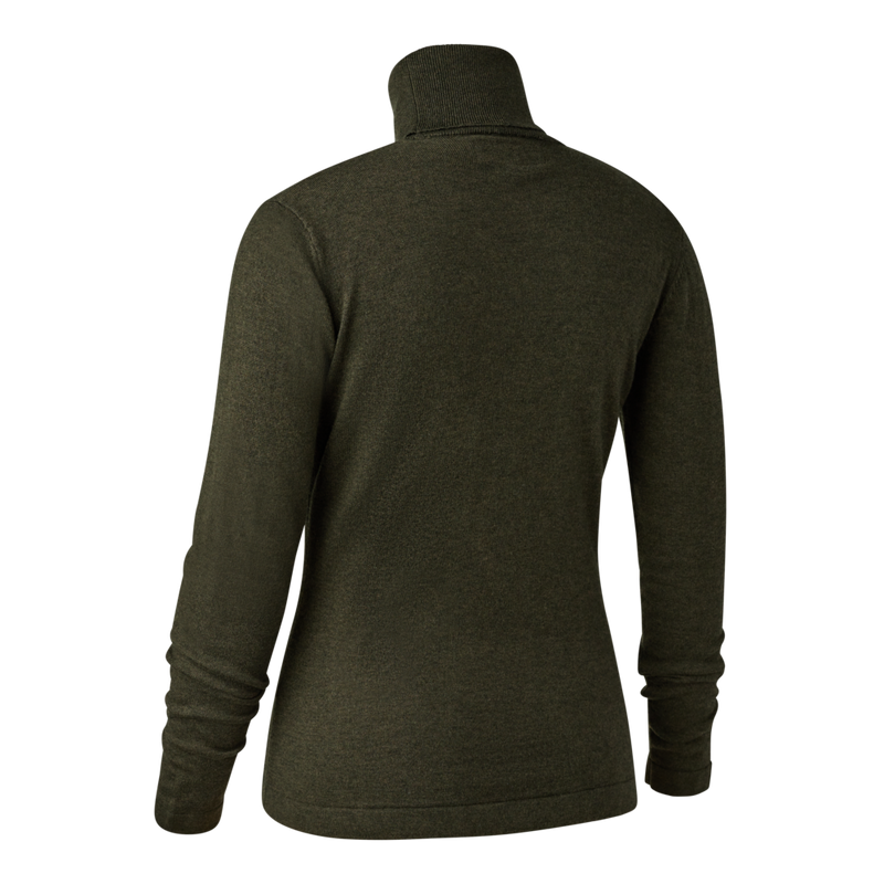 Afbeelding laden in Galerijviewer, Deerhunter Lady Darlington Roll Neck, green melange