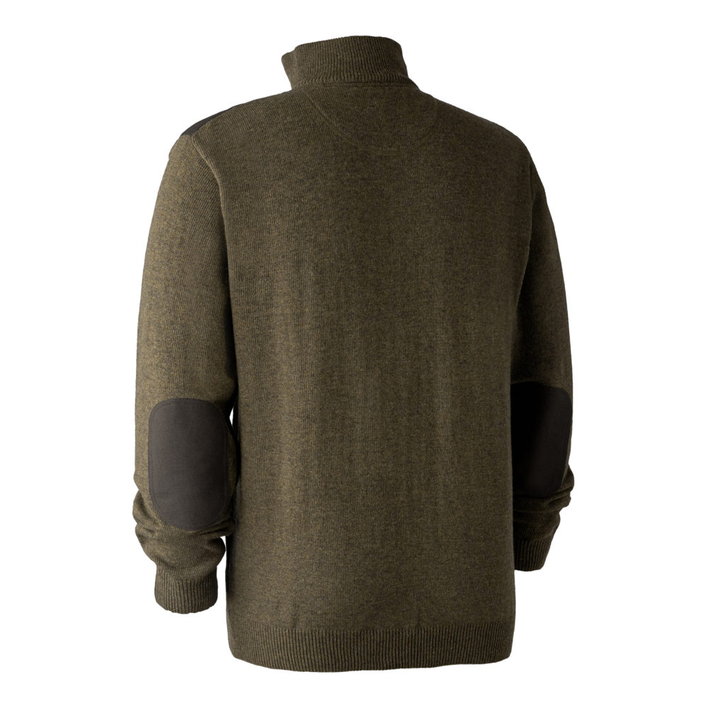 Deerhunter Sheffield Knit with zip-neck, Cypres